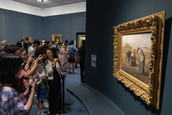 配资正规网站 会展区｜与梵高、米勒面对面，奥赛大展暑期持续走热